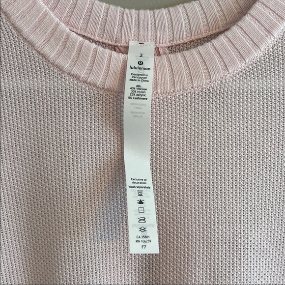 Lululemon Sincerely Yours Sweater NWT - Picture 6 of 6